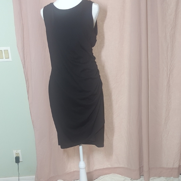 Treasure & Bond Black Midi Dress - Picture 1 of 7